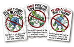 Berry 'Pick-Your-Own' Rules (6 pack)