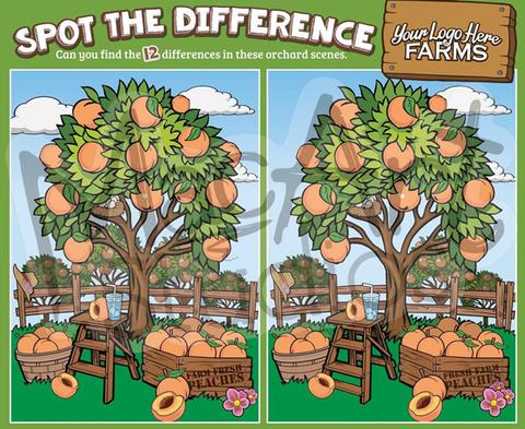 Peach Trees - Spot the Difference